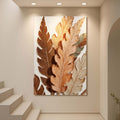 Abstract Autum Leaves Wall Art