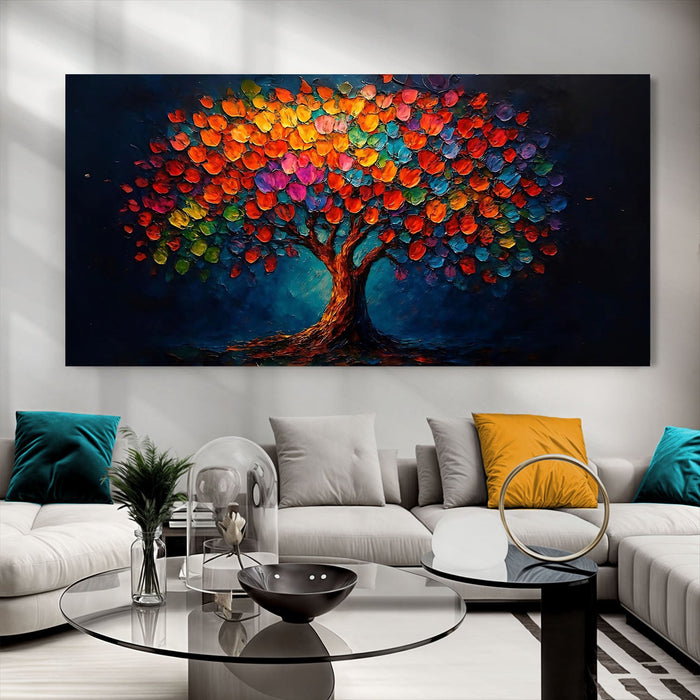 Rainbow Bloom Wall Art