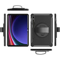 Raider Series Heavy Duty Hand Strap Case - Galaxy Tab S10 Lite (2025), S10 FE, Tab S8, Tab S9, and Tab S9 FE
