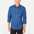 American Rag Mens Medium-Weight Cotton Button-Down Shirt