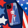 Betty Boop Red White & Boop HD Apple iPhone 14 Mag-Safe Phone Case