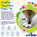 Snowflake Nylon Dog Chew Toy for Aggressive Chewers | USA Made & FDA Compliant