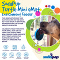 Turtle eMat-Mini Lick Mat with Suction Cups - Small Dogs & Cats | USA