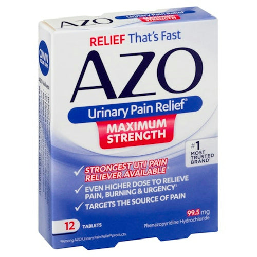 AZO Standard Maximum Strength – Urinary Pain Relief Tablets