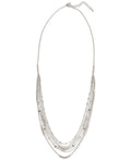Style and Co Bead and Imitation Pearl Layered Strand Necklace