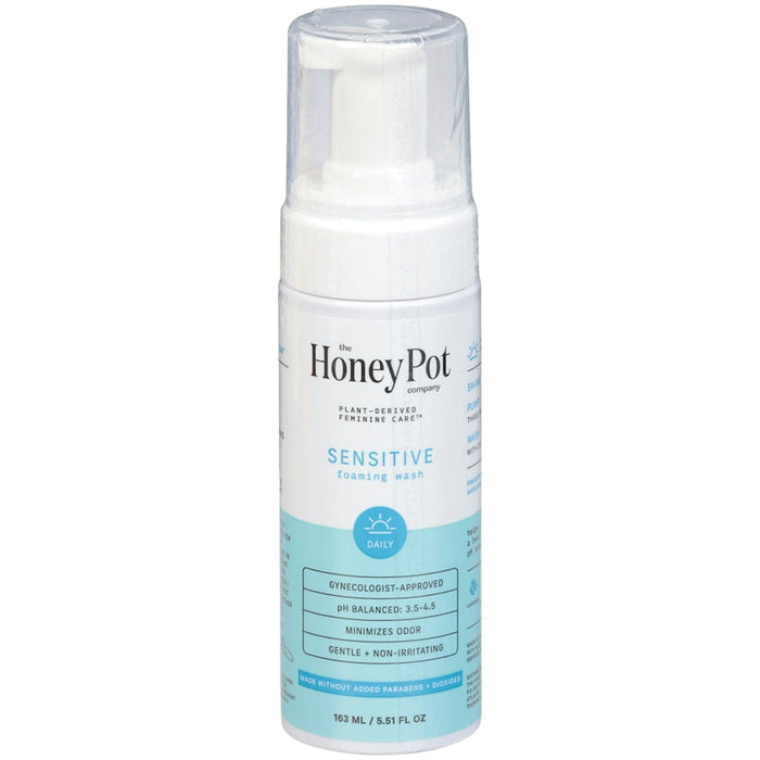 The Honey Pot Company Sensitive Daily Foaming Wash 5.51 fl oz (163ml)