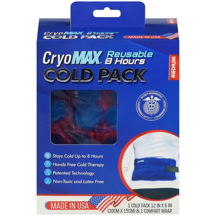 CryoMax™ Medium Reusable 8-Hour Cold Pack (12" x 6")