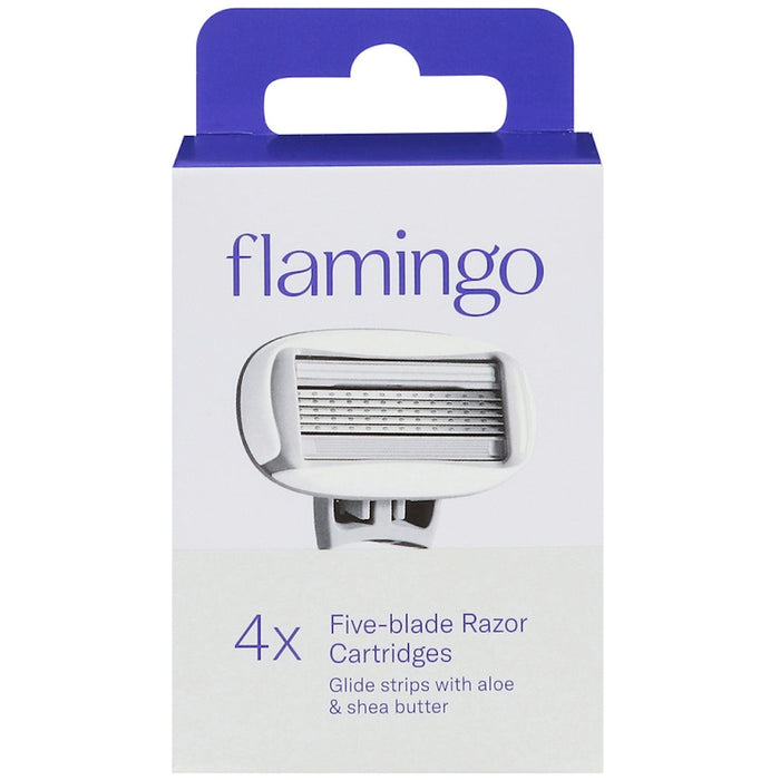 Flamingo 4X Five-blade Razor Cartridges