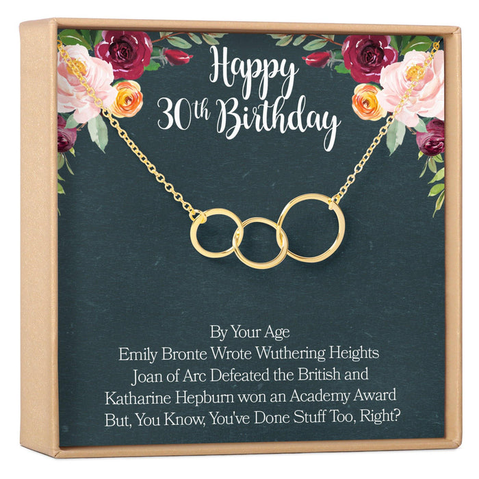 30th Birthday Necklace