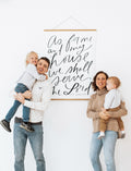 Large Poster: As for me and my house