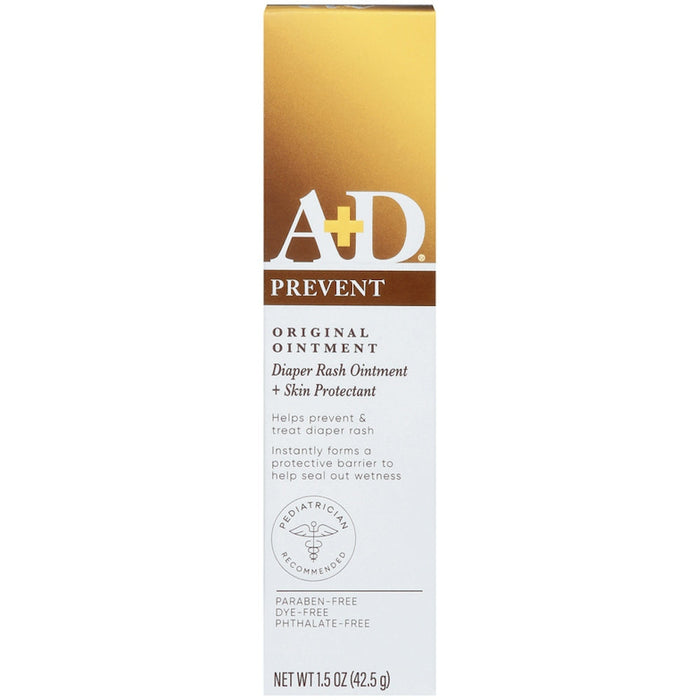 A+D Original Diaper Rash Ointment & Skin Protectant, Baby Skin Care, 1.5 oz