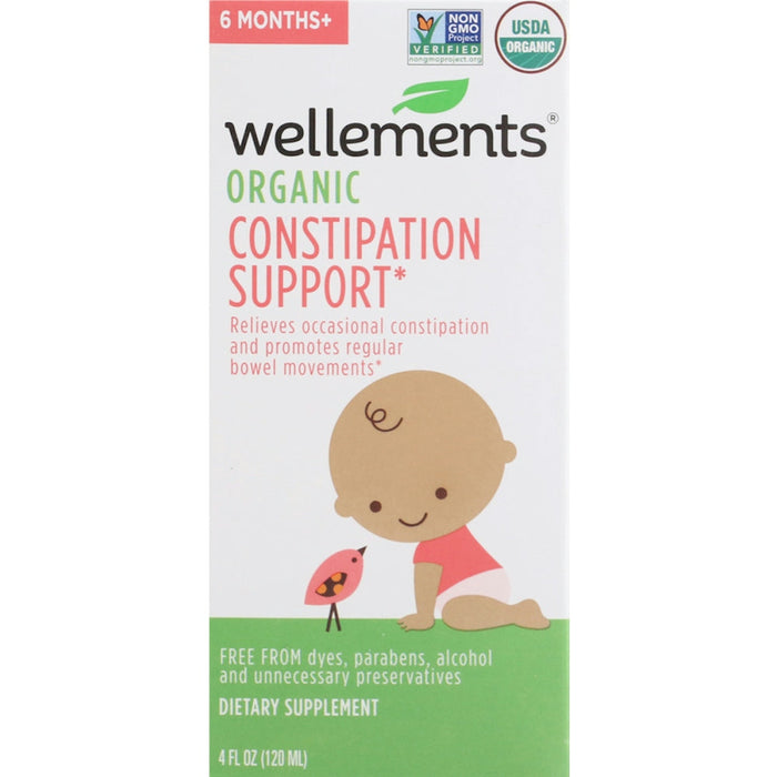 Wellements® Organic Constipation Support - 4 Fl Oz