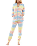 Roudelain Loungewear Zip Front Hoodied, Size Medium