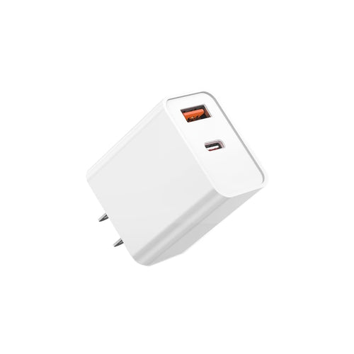 Charger Block For Iphone,20W Dual Port Fast Wall Charger,Usb C & Usb A Power Ada