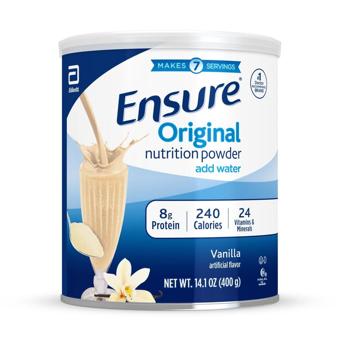 Ensure® Original Nutrition Powder – Vanilla Flavor (6 Cans)