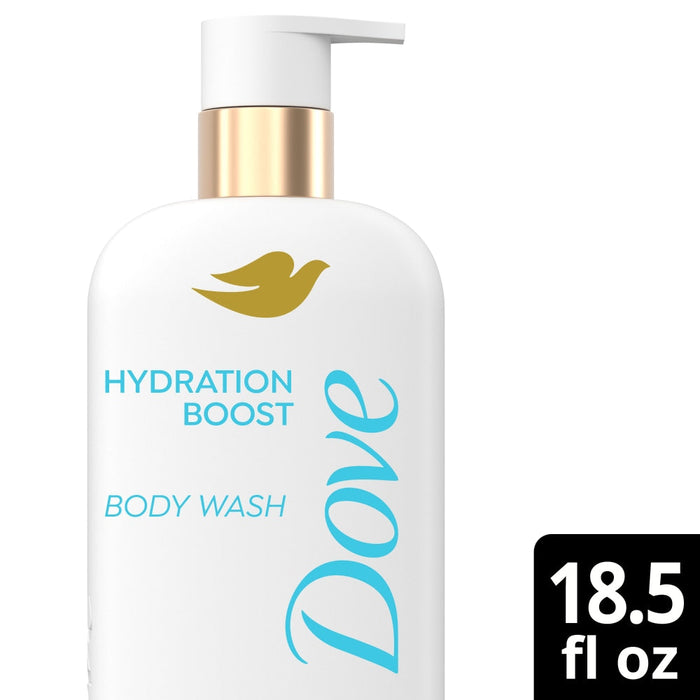 English 🫧 Dove® Hydration Boost Body Wash – For Dehydrated Skin - 18.5 Fl Oz