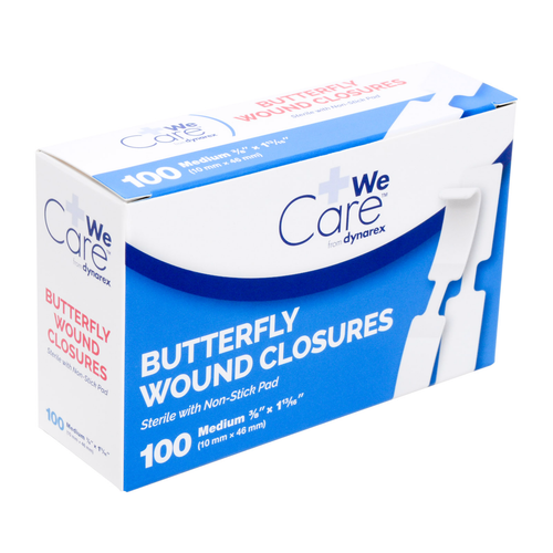 Butterfly Wound Closures – Medium (100 Count)