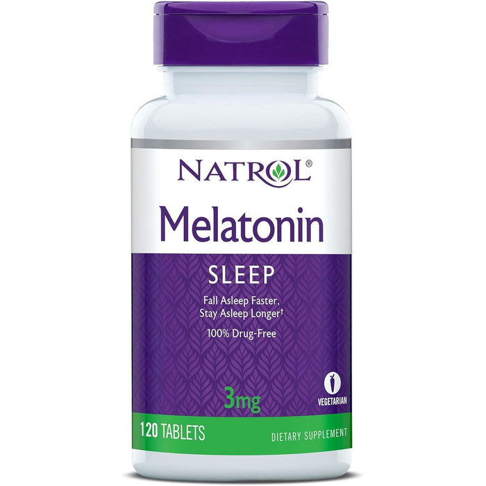 Natrol® Melatonin – 3 mg (120 Vegetarian Tablets)