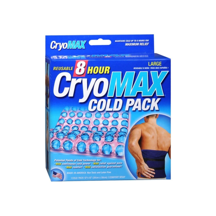 Cryo-Max® Large 8-Hour Reusable Cold Pack – 12” x 12”