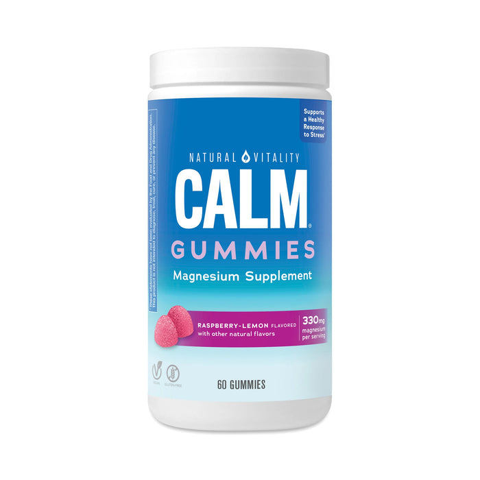Natural Vitality Calm® Magnesium Supplement – Raspberry Lemon Gummies