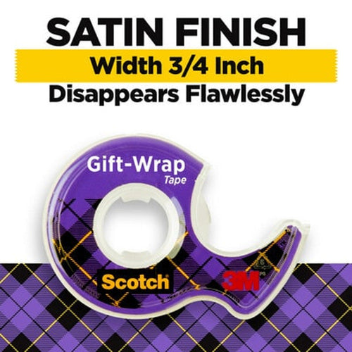 Scotch Tape, Gift Wrap, Satin Finish