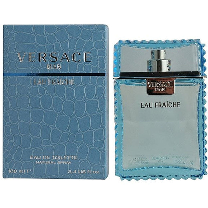 Eau Fraiche By Versace Eau De Toilette Spray For Men 3.40 Oz
