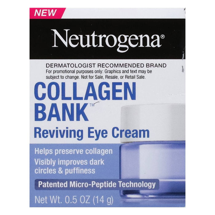 Neutrogena Colagen Bank Reviving Eye Gel Cream 0.5 Oz