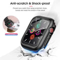 PC Case with Tempered Glass Screen Protector for Apple Watch 42mm