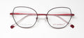 Morel Red Serena 90017c Eyeglasses
