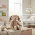 Long Ear Bunny Stuffed Animal - 14" Ultra Soft Plush | Cream