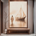 Jesus Christ Walking On Water Faith Wall Art VIII
