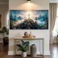 Cross On A Hill Faith Wall Art III