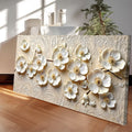 White Blossom Serenade Wall Art