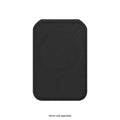 iPhone Black Leather Wallet Case with AirTag Holder & Stand - MagSafe | Indy Series