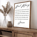 The Hail Mary Faith Sign