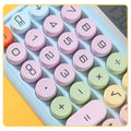 Desktop Calculator - Solar & Battery Powered, 12-Digit, Large Keys