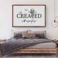 Created With A Purpose Faith Sign II