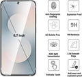 Samsung Galaxy S25 FE Screen Protector - Ultra-Strong Tempered Glass (2-Pack, Clear) | ZeroDamage