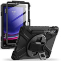 Raider X Series Heavy Duty Hand Strap Case - Galaxy Tab S10 Lite (2025), S10 FE, Tab S8, Tab S9, and Tab S9 FE