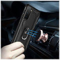 Black Military Kickstand Series Case - Samsung Galaxy S21 FE 5G