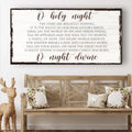 O Holy Night Christmas Sign II