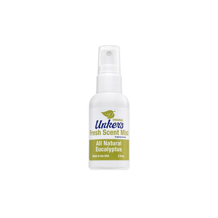 Unker's Original Fresh Scent Mist Natural Eucalyptus Therapeutic Spray 2 oz