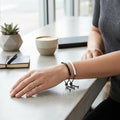 Inc Black-Tone 2-Pc. Set Enamel Tube Bolo Bracelets