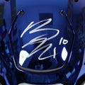 Bo Nix Signed Broncos Full-Size Authentic On-Field Chrome Alternate Speedflex Helmet (Beckett)