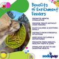 Camp eMat - Enrichment Lick Mat For Dogs and Cats - with Suction Cups | Retro Van Design | USA Made