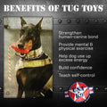USA-K9 Grenade Rubber Dog Chew Toy | K9 Handler Reward Toy | USA Made