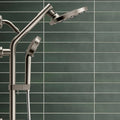 Kohler HydroRail 3-in-1 Multifunction Showerhead and Column Kit Brush Nickel