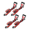 Powerbuilt Ratchet Tie Down Set – 1.5 in. x 16 ft. 4-piece