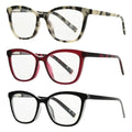 Design Optics by Foster Grant #811 Fashion Cateye Reading Glasses, 3-pack