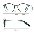 Design Optics by Foster Grant Classic Plastic Round Reading Glasses, 3-pack